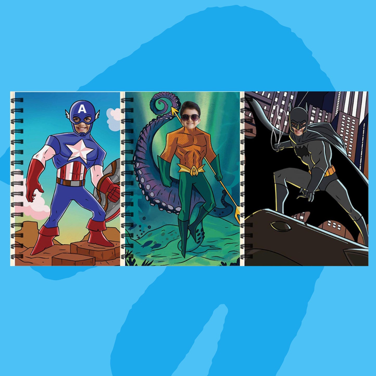 Personalized Superhero Notebooks