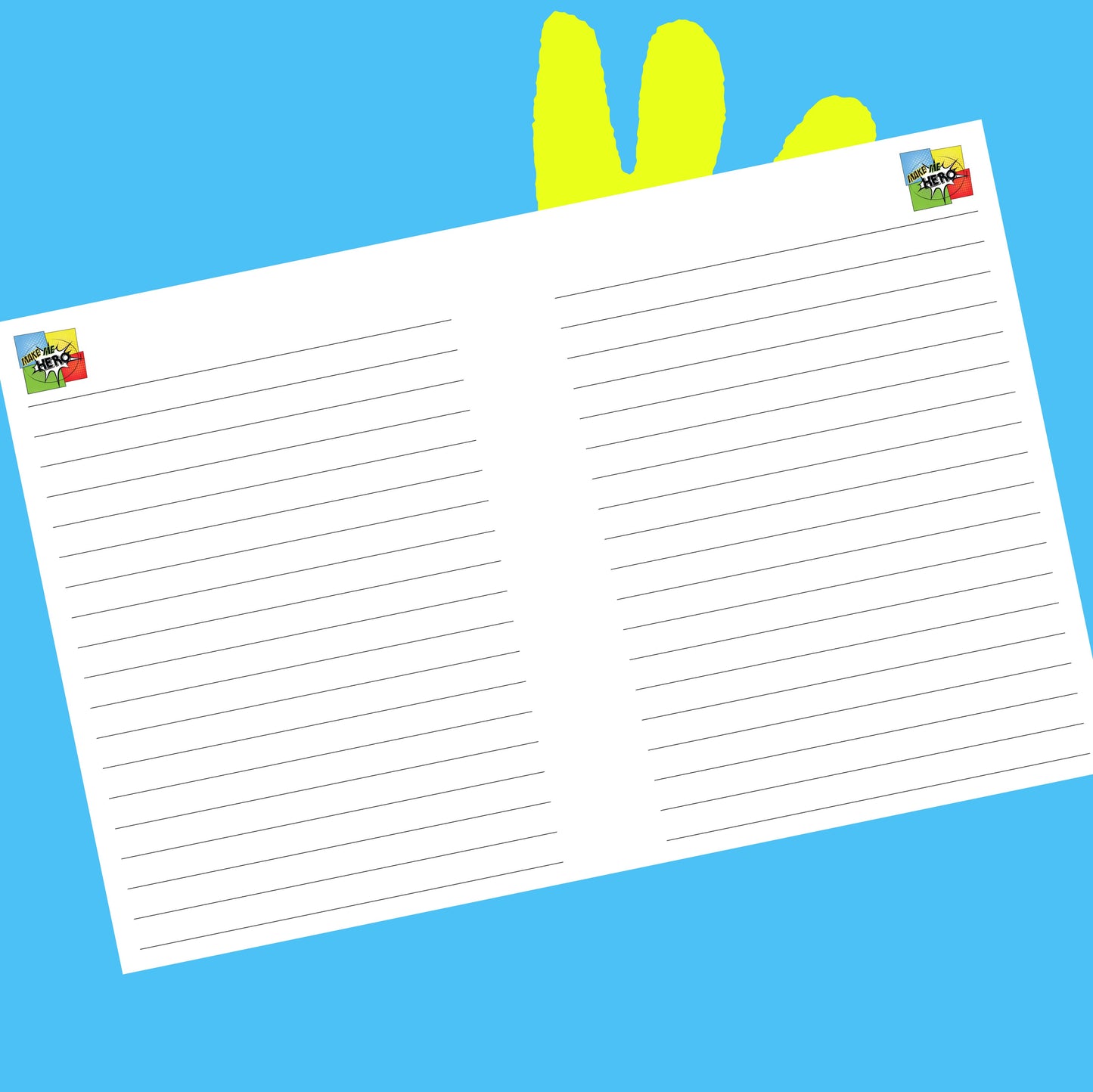 Personalized Superhero Notebooks