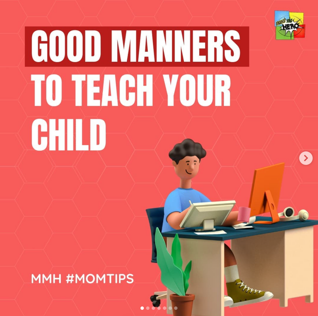 GOOD MANNERS TO TEACH YOUR CHILD