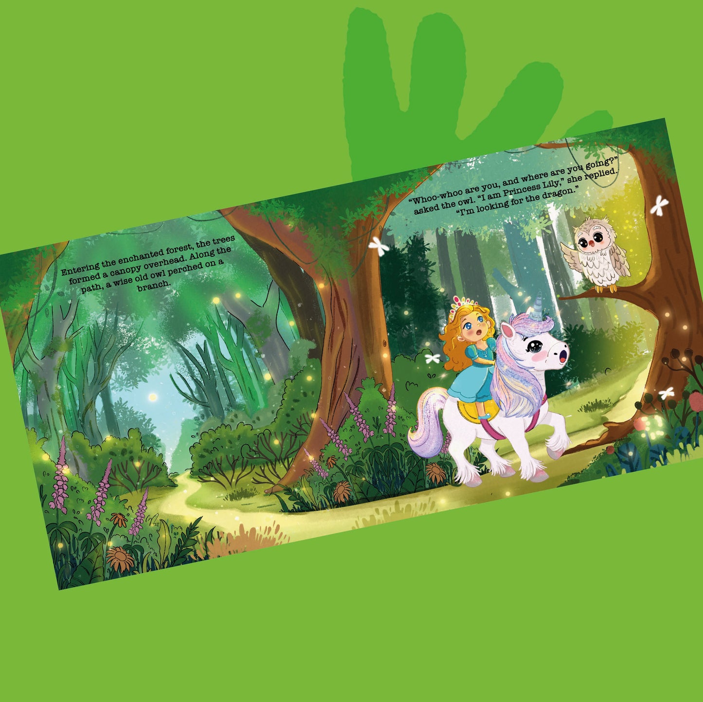 Princess Lily and the Quest of the Emerald Dragon (Name Personalization ONLY)
