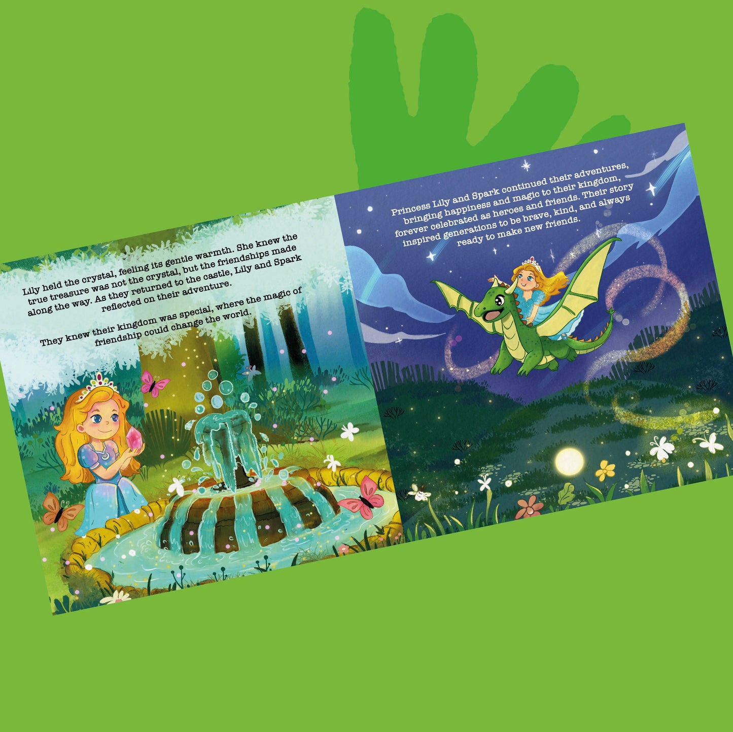 Princess Lily and the Quest of the Emerald Dragon (Name Personalization ONLY)