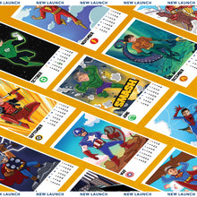 Load image into Gallery viewer, Any Month Superhero Calendar - BOYS
